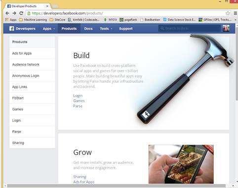 facebook developer api