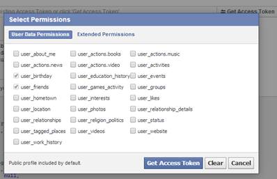 privacy setting in developer.facebook